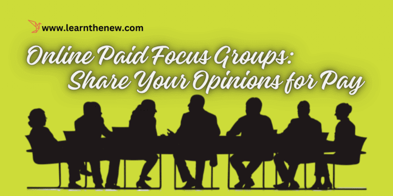 Online Paid Focus Groups